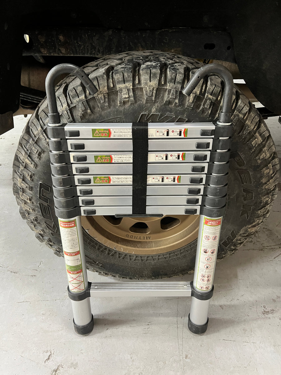 Trak Ladder Telescoping Ladder with Harker L-Track Mounts – Harker Outdoors